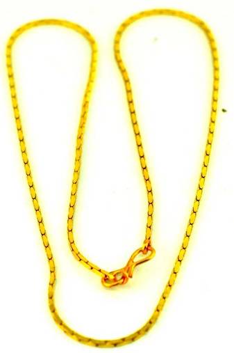 Vidhya Kanganv Gold Platted Chain Size-18''