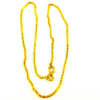 Vidhya Kanganv Gold Platted Chain Size-18'' 1