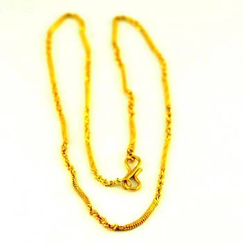 Vidhya Kanganv Gold Platted Chain Size-18'' 2