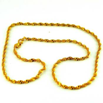 Vidhya Kanganv Gold Platted Chain Size-18'' 1