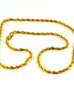 Vidhya Kanganv Gold Platted Chain Size-18''