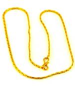 Vidhya Kanganv Gold Platted Chain Size-18''