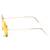 SuperDeals Golden Frame & Orange Glass Aviator Sunglasses For Men & Women