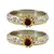 Stone Studded Acrlic Brass Bangle