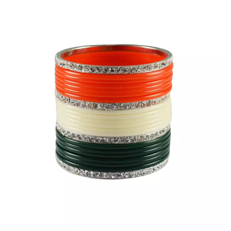 Tiranga Acrlic Bangle