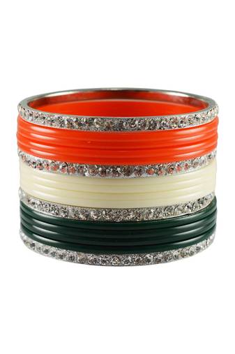 Tiranga Acrlic Bangle