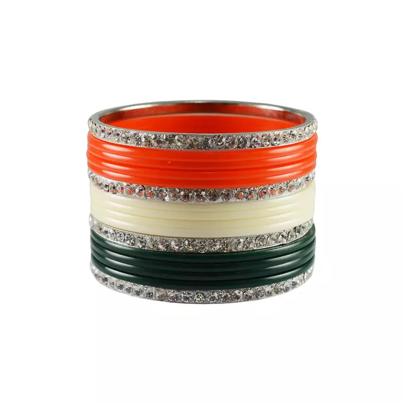 Tiranga Acrlic Bangle