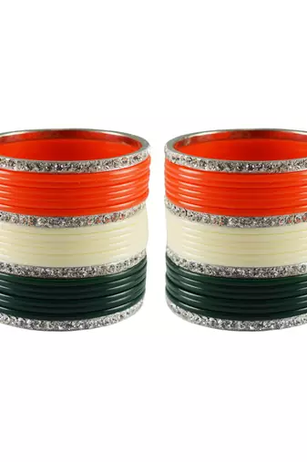 Tiranga Acrlic Bangle