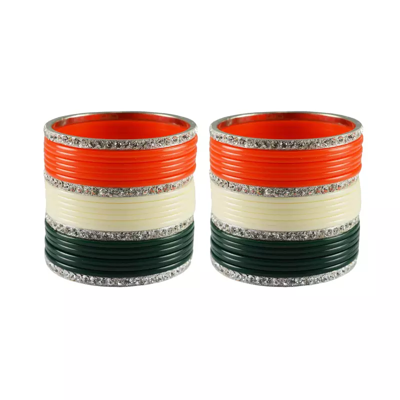 Tiranga Acrlic Bangle
