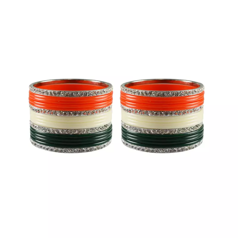 Tiranga Acrlic Bangle