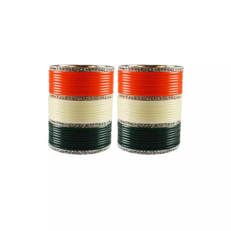 Tiranga Acrlic Bangle