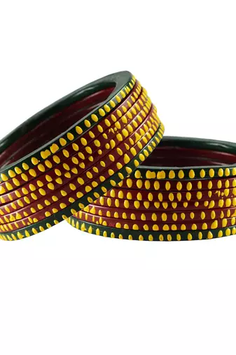 Pure Lakh Methi Hinglu Rajasthani Bangle