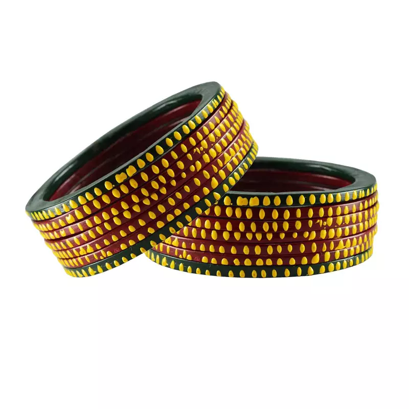 Pure Lakh Methi Hinglu Rajasthani Bangle
