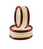 Acrlic Red Creem Bangle