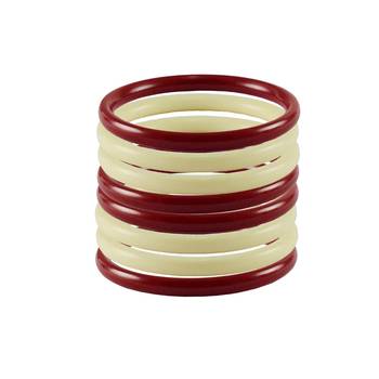 Acrlic Red Creem Bangle 2