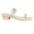 Ekolhapuri Flat Shape Box Heel Silver Kolhapuri Chappal