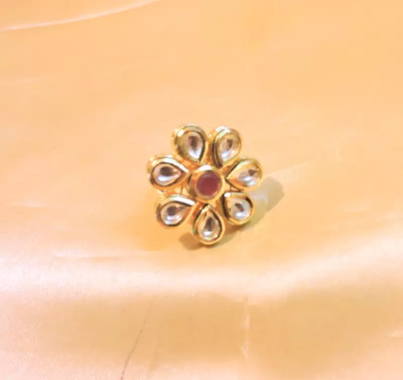 Kundan Polki Cocktail Ring