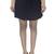 Dee Fashion House Black Viscose Lycra Pleated Skirt