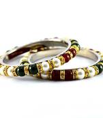 Moti Beads Pearl Bangles