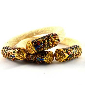 I,Rajasthani Moti Stretchable Bangles  1