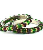 moti beads pearl bangles  size-2.4,2.6,2.8