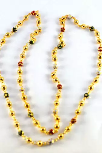 Gold Platted Moti Mala Size-36''Inch