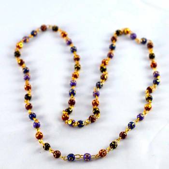 Gold Platted Moti Mala Size-28''Inch 2