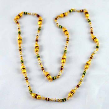 Gold Platted Moti Mala Size-28''Inch 1