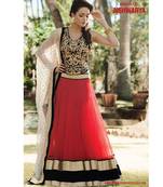 Designer langha embriodery unstitched lehenga-choli