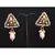 Triangular Beauty with Pearl &  Austrian Diamonds