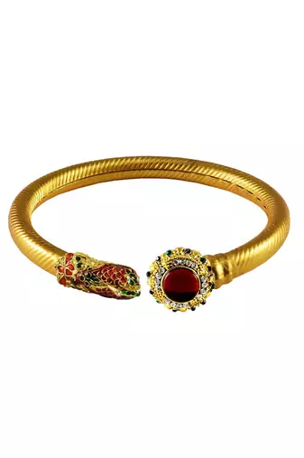 Gold Platted Bangle Free Size