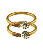 Gold Platted Bangle Free Size