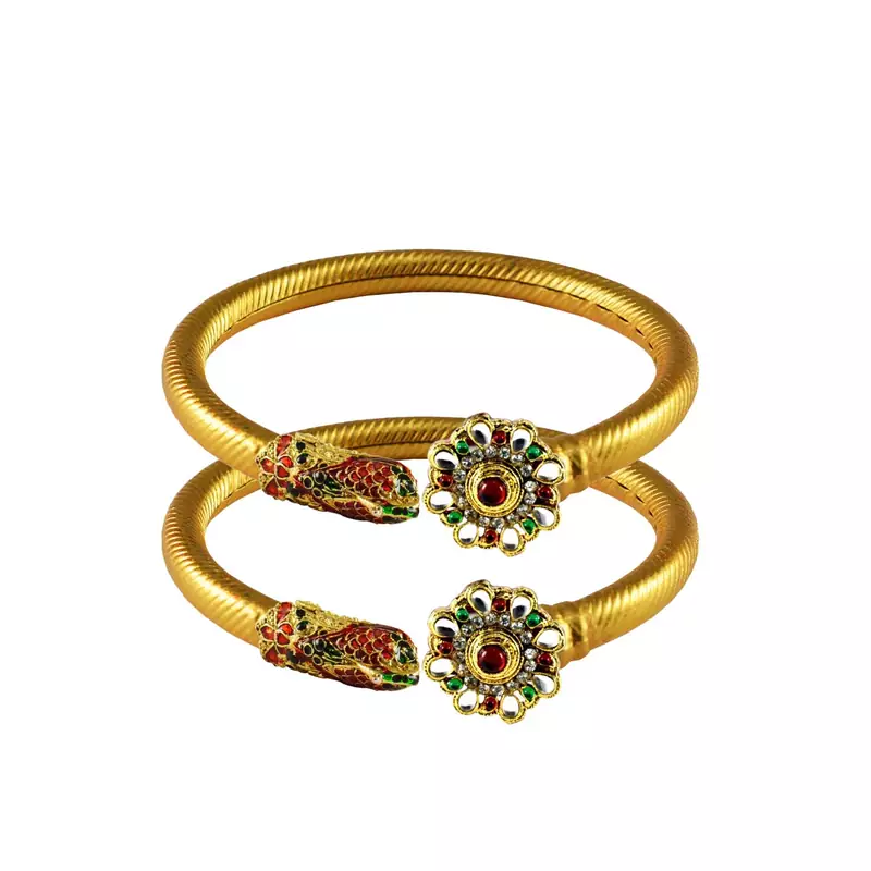Gold Platted Bangle Free Size