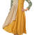 Charismatic Beige And Yellow Ocur Color Georgette Fabric Kurti