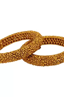 Fabulous Gold plated Antique Bangles