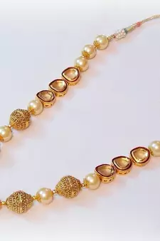 ELEGANT KUNDAN PEARL NECKLACE