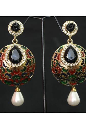 Gold gold_plated Diamond danglers-drops