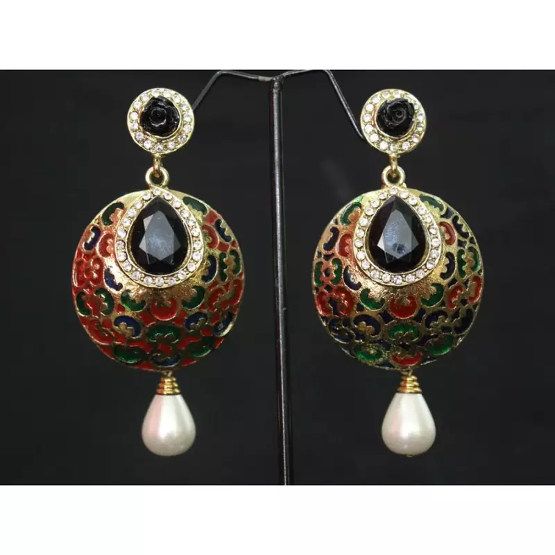 Gold gold_plated Diamond danglers-drops