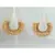 Gold gold_plated Pearl hoops