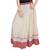 Rajasthani Ethnic White Cotton Long Skirt