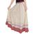 Rajasthani Ethnic White Cotton Long Skirt