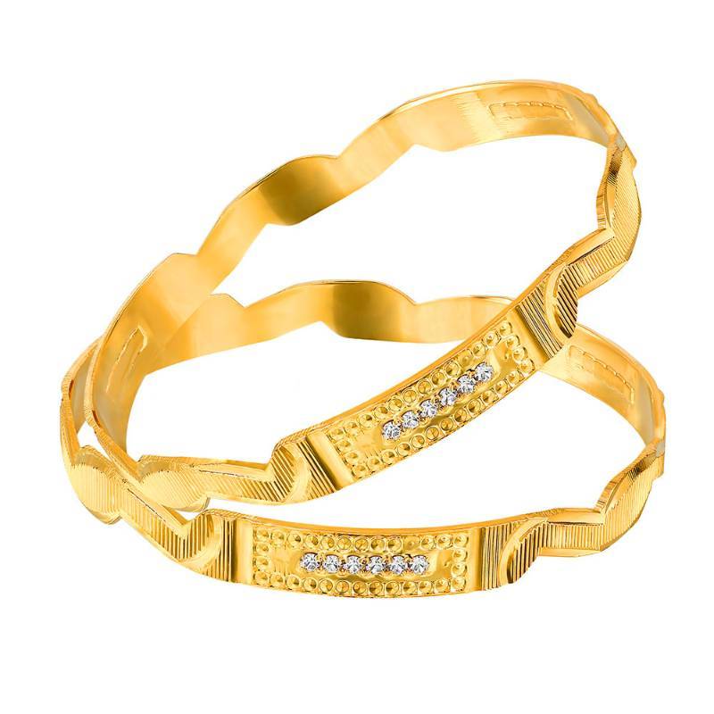 Mahi Gold Plated Haute Fashion Bangles Trends Fashion Jewellery 86453