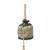 Raw Silk Batwa with Cutwork Lace (Black)