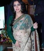 Kajol Net Saree Bollywood Replica at Jagjit Sing 72nd Birthdai abci