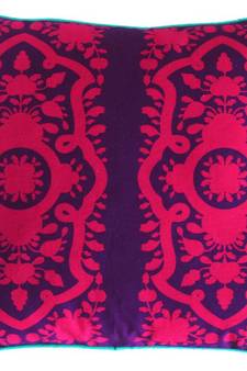 Gracious Pink Flower Cushion Cover