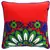 Sparkling Green Blue Flower Cushion Cover