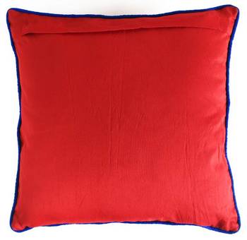 Sparkling Green Blue Flower Cushion Cover 2