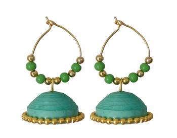 Multicolor plain jhumkas 1