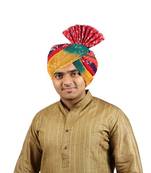 Ekolhapuri Panchrangi Jodhpuri Bandhej Cotton Pheta (Turban)