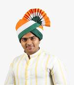 Ekolhapuri Indian Tricolor Cotton Pheta (Turban)